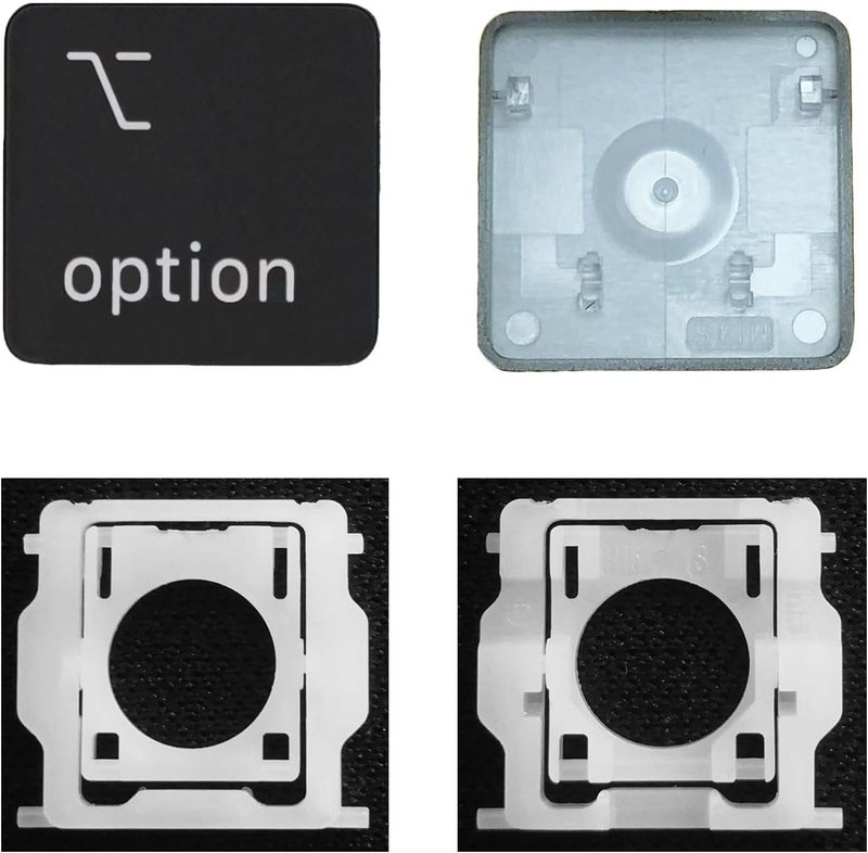 GRMTRV Replacement Individual Key Cap Hinge for MacBook Air 13'' 15'' M3 M4 A3113 A3114 A3240 A3241, 14'' 16'' Pro/Max M4 A3185 A3186 A3401 A3112 A3403 2024-2025 (Right Option) - Image 5